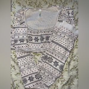 Skims Holiday PJ set